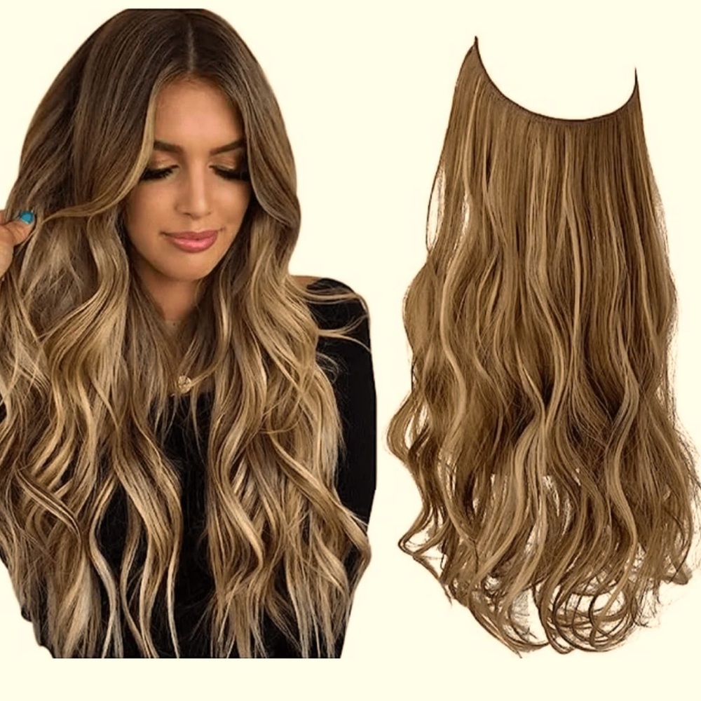 Halo Wavy Hair Extensions for Natural Volume